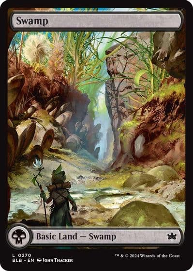 Swamp 0270 Bloomburrow Magic card