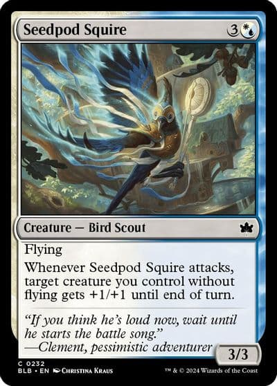 Seedpod Squire Bloomburrow Magic card