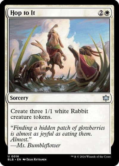 Hop to It Bloomburrow Magic card