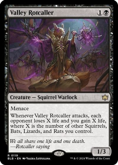 Valley Rotcaller Bloomburrow Magic card