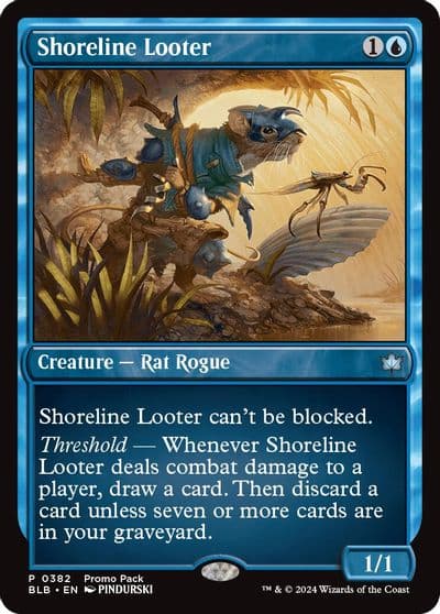 Shoreline Looter Promo Pack: Bloomburrow Magic card
