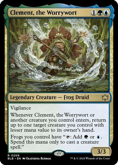 Clement the Worrywort Bloomburrow Magic card