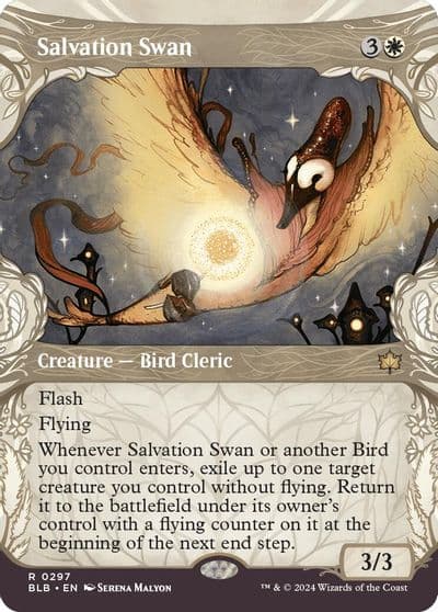 Salvation Swan Showcase Bloomburrow Magic card