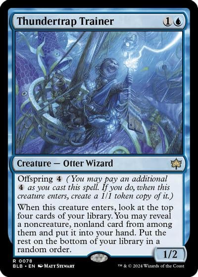 Thundertrap Trainer Bloomburrow Magic card