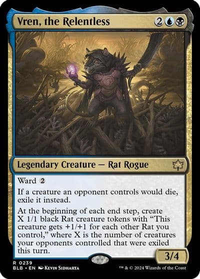 Vren the Relentless Bloomburrow Magic card
