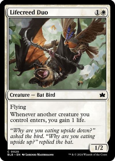 Lifecreed Duo Bloomburrow Magic card