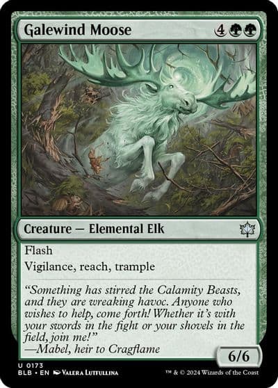 Galewind Moose Bloomburrow Magic card