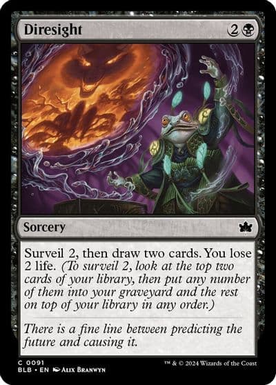 Diresight Bloomburrow Magic card