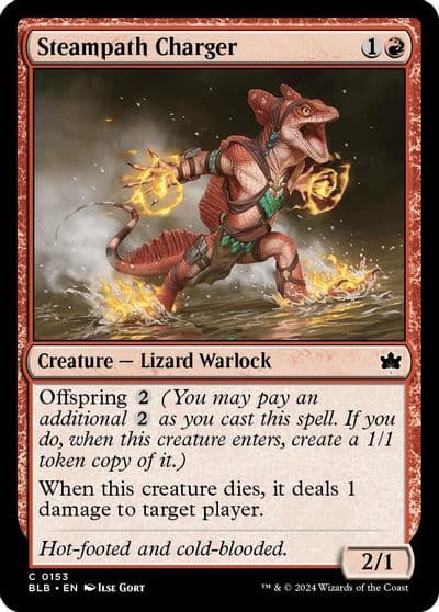 Steampath Charger Bloomburrow Magic card
