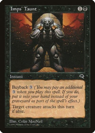 Imps Taunt Tempest Magic card