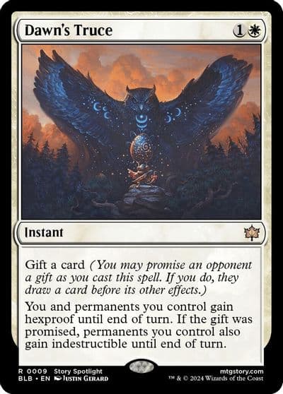 Dawns Truce Bloomburrow Magic card