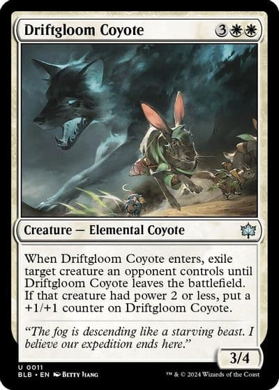 Driftgloom Coyote Bloomburrow Magic card