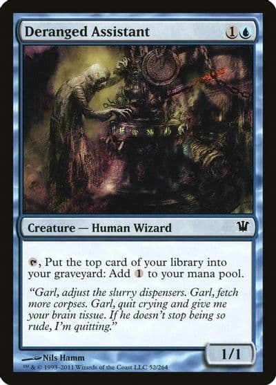 Deranged Assistant Innistrad Magic card