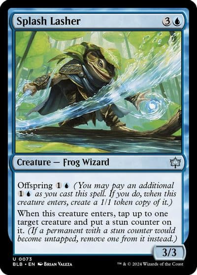 Splash Lasher Bloomburrow Magic card