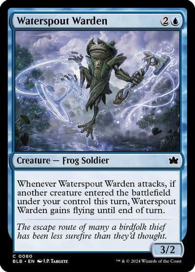 Waterspout Warden Bloomburrow Magic card