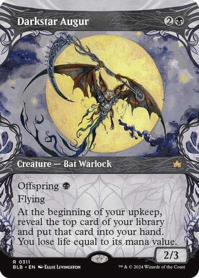 Darkstar Augur Showcase Bloomburrow Magic card