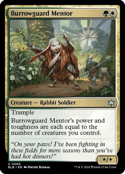 Burrowguard Mentor Bloomburrow Magic card