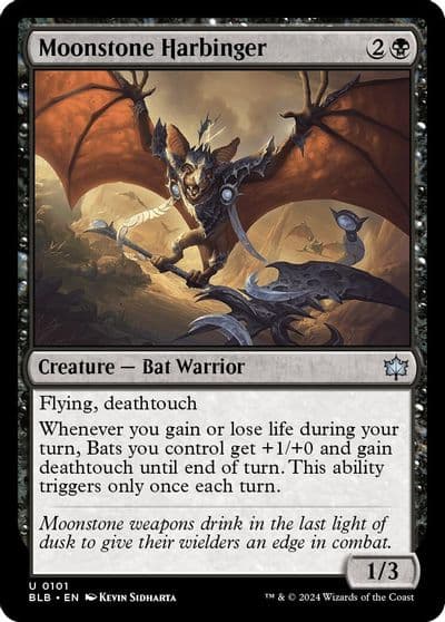 Moonstone Harbinger Bloomburrow Magic card