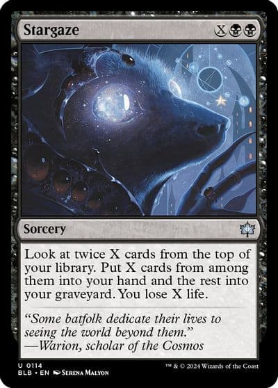 Stargaze Bloomburrow Magic card