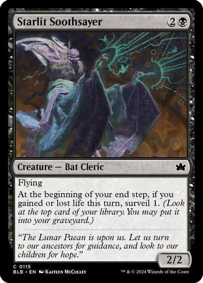 Starlit Soothsayer Bloomburrow Magic card