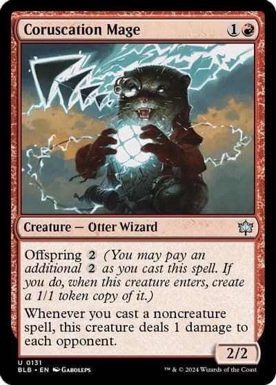 Coruscation Mage Bloomburrow Magic card