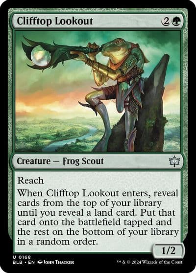 Clifftop Lookout Bloomburrow Magic card
