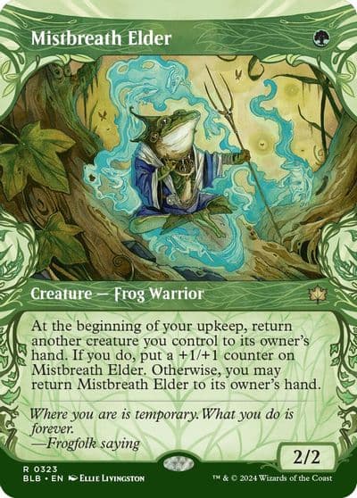 Mistbreath Elder Showcase Bloomburrow Magic card