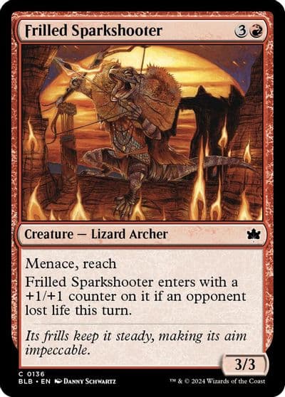 Frilled Sparkshooter Bloomburrow Magic card