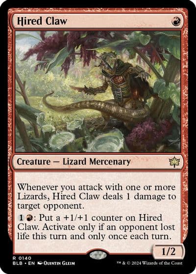 Hired Claw Bloomburrow Magic card