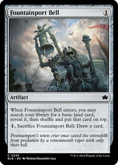 Fountainport Bell Bloomburrow Magic card
