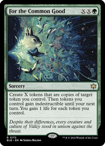 For the Common Good Bloomburrow Magic card