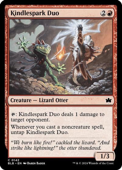 Kindlespark Duo Bloomburrow Magic card