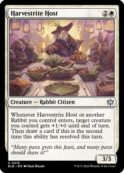 Harvestrite Host Bloomburrow Magic card