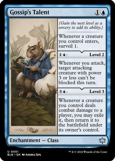 Gossips Talent Bloomburrow Magic card
