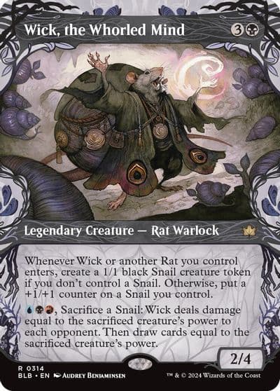 Wick the Whorled Mind Showcase Bloomburrow Magic card