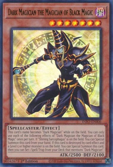 Dark Magician the Magician of Black Magic The Infinite Forbidden Yu-Gi-Oh! card