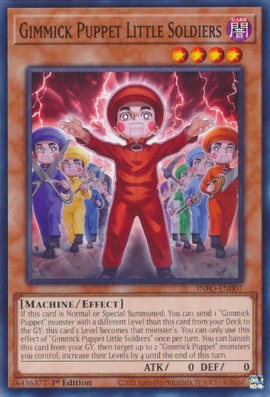 Gimmick Puppet Little Soldiers The Infinite Forbidden Yu-Gi-Oh! card