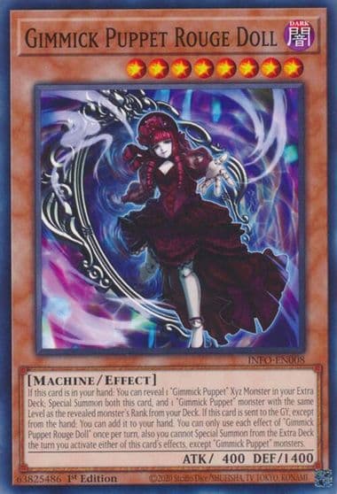 Gimmick Puppet Rouge Doll The Infinite Forbidden Yu-Gi-Oh! card