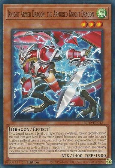Knight Armed Dragon the Armored Knight Dragon The Infinite Forbidden Yu-Gi-Oh! card