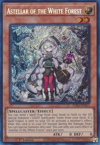 Astellar of the White Forest The Infinite Forbidden Yu-Gi-Oh! card