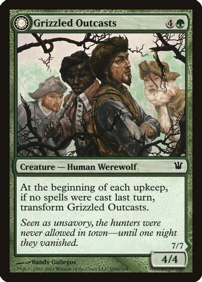 Grizzled Outcasts Innistrad Magic card