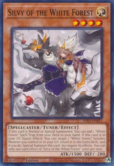 Silvy of the White Forest The Infinite Forbidden Yu-Gi-Oh! card