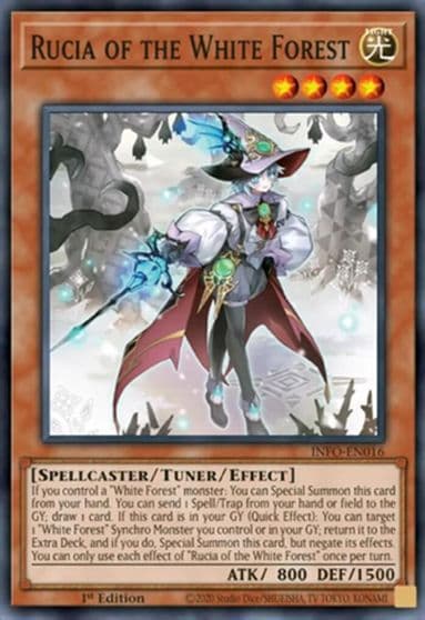 Rucia of the White Forest The Infinite Forbidden Yu-Gi-Oh! card