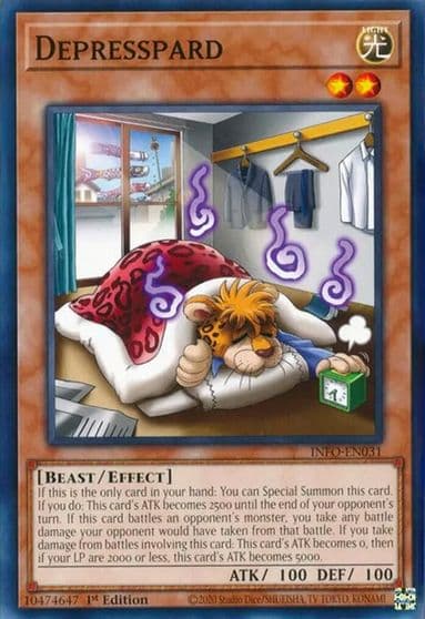 Depresspard The Infinite Forbidden Yu-Gi-Oh! card
