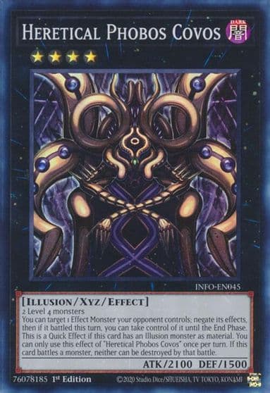 Heretical Phobos Covos The Infinite Forbidden Yu-Gi-Oh! card
