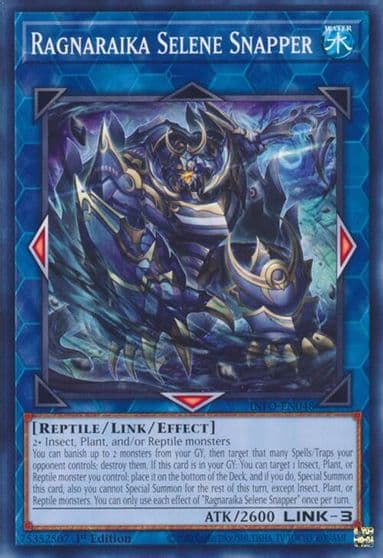 Ragnaraika Selene Snapper The Infinite Forbidden Yu-Gi-Oh! card