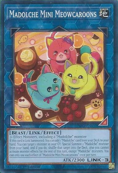 Madolche Mini Meowcaroons The Infinite Forbidden Yu-Gi-Oh! card