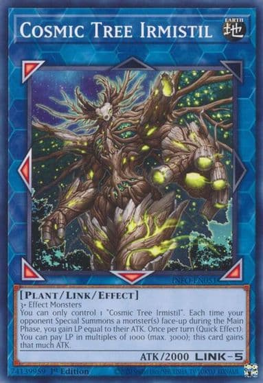 Cosmic Tree Irmistil The Infinite Forbidden Yu-Gi-Oh! card