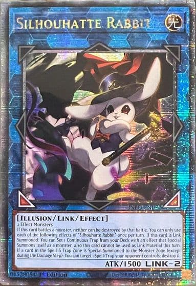 Silhouhatte Rabbit Quarter Century Secret Rare The Infinite Forbidden Yu-Gi-Oh! card