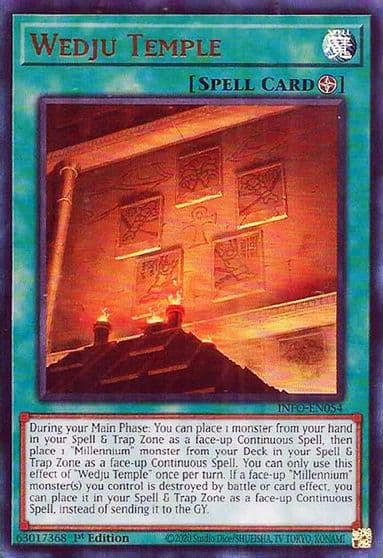 Wedju Temple The Infinite Forbidden Yu-Gi-Oh! card